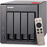 QNAP TS-451+ - Dispositivo de Almacenamiento en Red NAS (Intel Celeron Quad-Core- 4 bahías- 8 GB RAM- USB 3.0- SATA II…